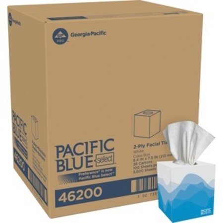 PACIFIC BLUE SELECT GPieces46200CT Tissue, Facial, Cube GPC46200CT